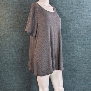 Soma 1X Waffle Weave Lounge Top NWT